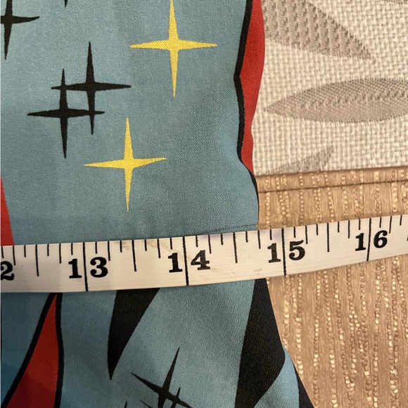 Sourpuss harlequin retro diamonds print swing dress size large - Picture 6 of 14